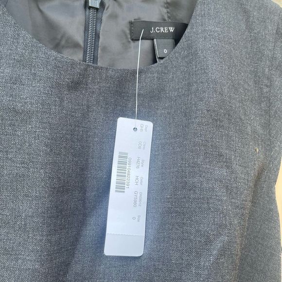 J. Crew Ruffle Hem Sheath Dress Wool - Picture 2 of 7